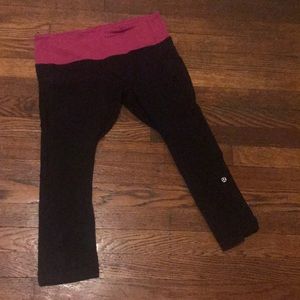 lulu lemon cropped leggings